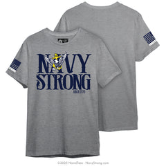 "NavyStrong A81" Tee | Grey