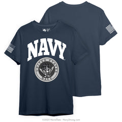 "Navy A.C.E. Emblem" Tee | Navy