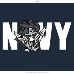 "NAVY A.C.E. ASH" Tee | Navy