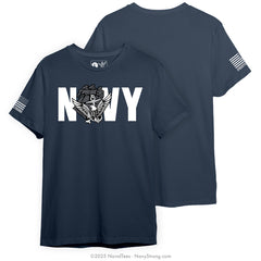 "NAVY A.C.E. ASH" Tee | Navy