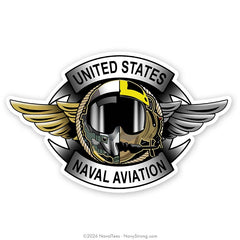 "Aviation Wings" | 5.5 inch Vinyl Decal