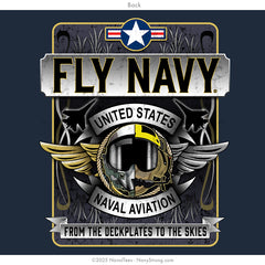 "Aviation Wings" Tee | Navy