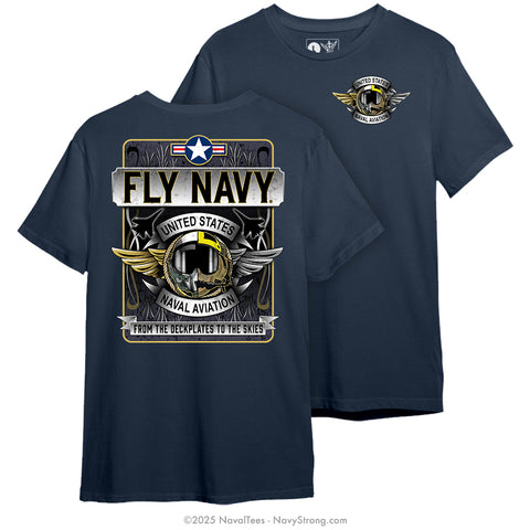 "Aviation Wings" Tee | Navy