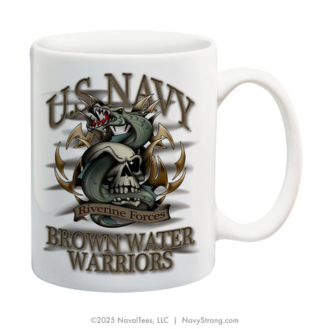 "Brown Water Riverine" | 15 oz Coffee Mug