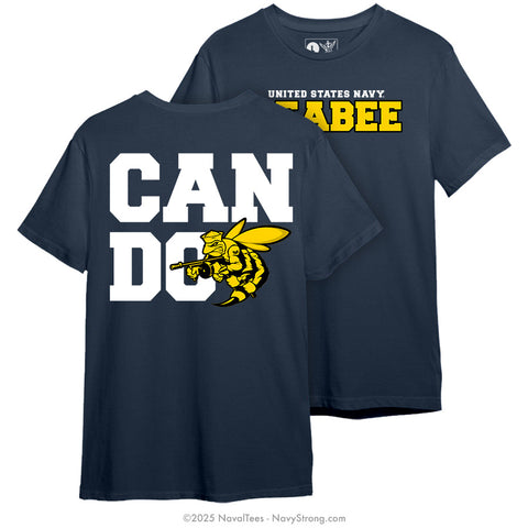 "Can Do" Tee - Navy