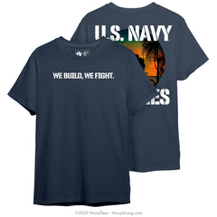 "We Build, We Fight." Tee - Navy