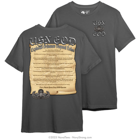 "EOD Ethos" Tee | Charcoal