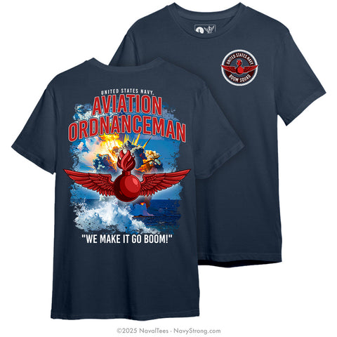 "Boom Squad" Tee | Navy
