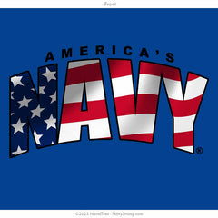 "America's Navy" American Made Tee | Royal