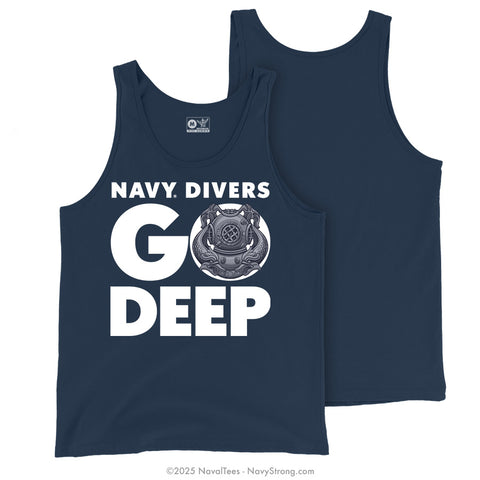 "Go Deep" Tank | Navy