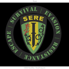 "SERE Conduct" Tee - Black