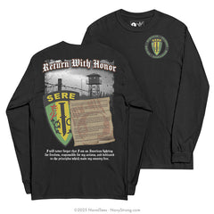 "SERE Conduct" Long Sleeve Tee | Black