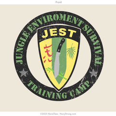 "Vintage JEST" Tri-Blend Tee | Tan