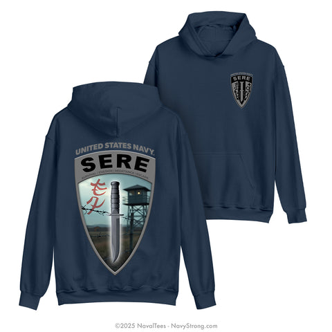 "SERE Watchtower" Hooded Sweatshirt | Navy