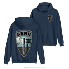 "SERE Watchtower" Hooded Sweatshirt | Navy