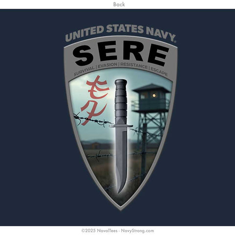 "SERE Watchtower" Zippered Hoodie | Navy