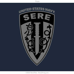 "SERE Watchtower" Zippered Hoodie | Navy