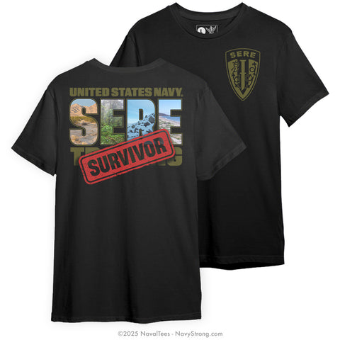 "SERE Elements" Tee - Black