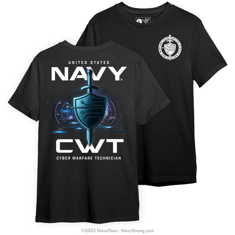 "Cyber Warfare Technician" Tee - Black