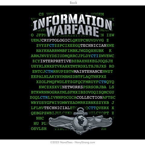 "Cryptologic Technician" Long Sleeve Tee | Black