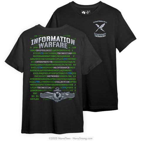 "Cryptologic Technician" Tee - Black