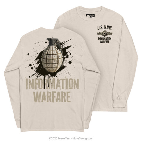"IW Grenade" Long Sleeve Tee | Sand