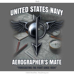 "Aerographer's Mate" Tee - Charcoal