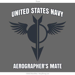 "Aerographer's Mate" Tee - Charcoal