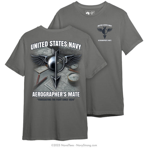 "Aerographer's Mate" Tee - Charcoal