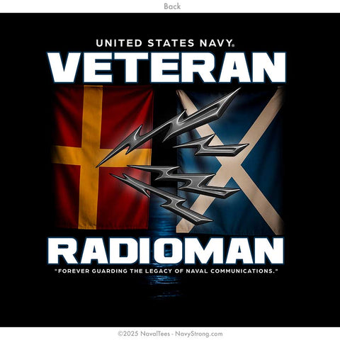 "Veteran Radioman" Tee - Black