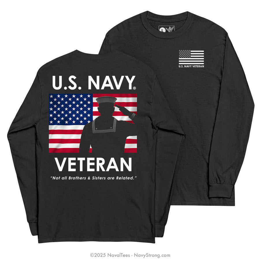 "Related Vets" Long Sleeve Tee | Black