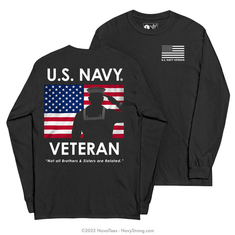 "Related Vets" Long Sleeve Tee | Black