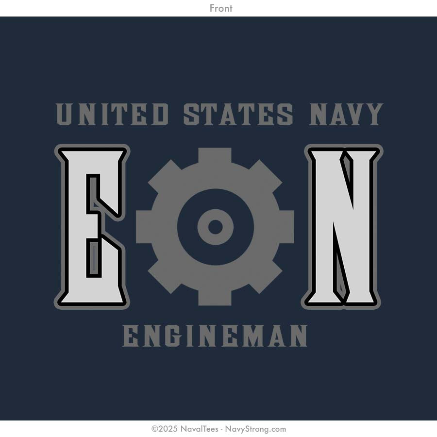 "Engineman" Hooded Sweatshirt | Navy