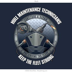 "Hull Maintenance Technicians" Tee | Navy