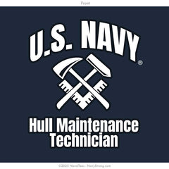 "Hull Maintenance Technicians" Tee | Navy