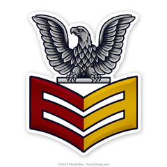 "First Class Chevron" | 4 inch Vinyl Decal