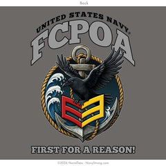 "First Class Crow" Tee | Charcoal