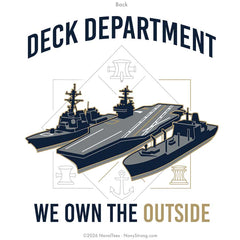 "Deck Department" Tee | White