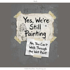 "Still Painting" Tee | Charcoal