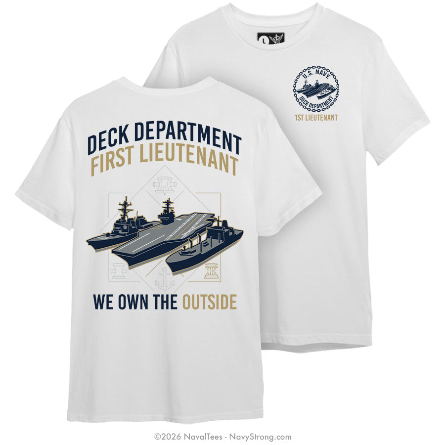 "Deck Department" Tee | White