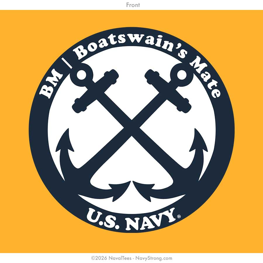 "BM Surf Designs" Tee | Gold