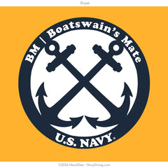 "BM Surf Designs" Tee | Gold