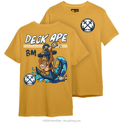 "BM Surf Designs" Tee | Gold