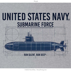 "Run Silent" Tee | Grey