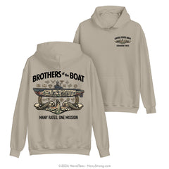 "Cross Section" Hooded Sweatshirt | Tan