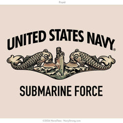 "Cross Section" Long Sleeve Tee | Tan