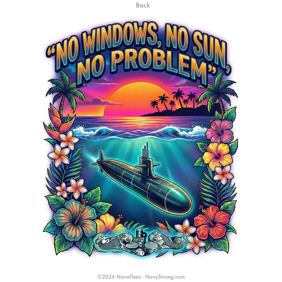 "No Windows" Tee | White