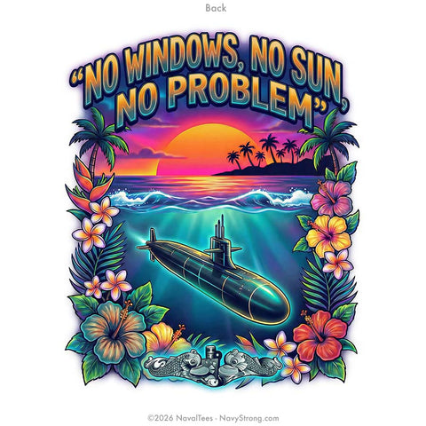 "No Windows" Tee | White