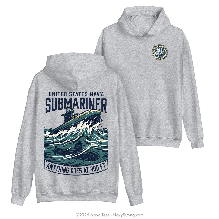 "Submariner" Hooded Sweatshirt | Grey