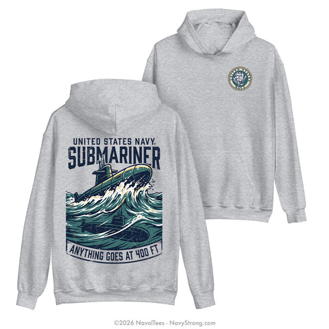 "Submariner" Hooded Sweatshirt | Grey
